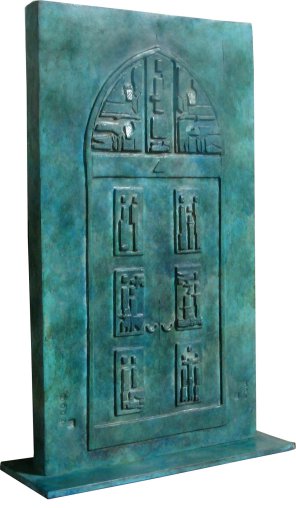 Bronze Fusion maquete de porte d'église