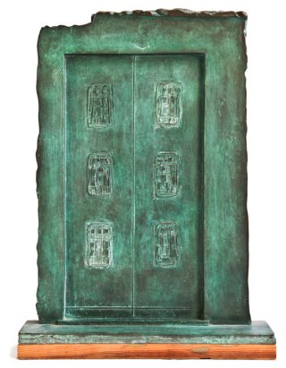 Bronze Ampire Maquette de la porte d'église